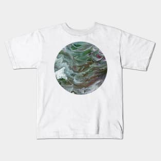 Seafoam (circle) Kids T-Shirt